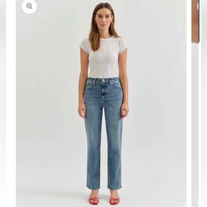 DAZE SUNDAZE HIGH RISE STRAIGHT JEANS IN BROOKLYN